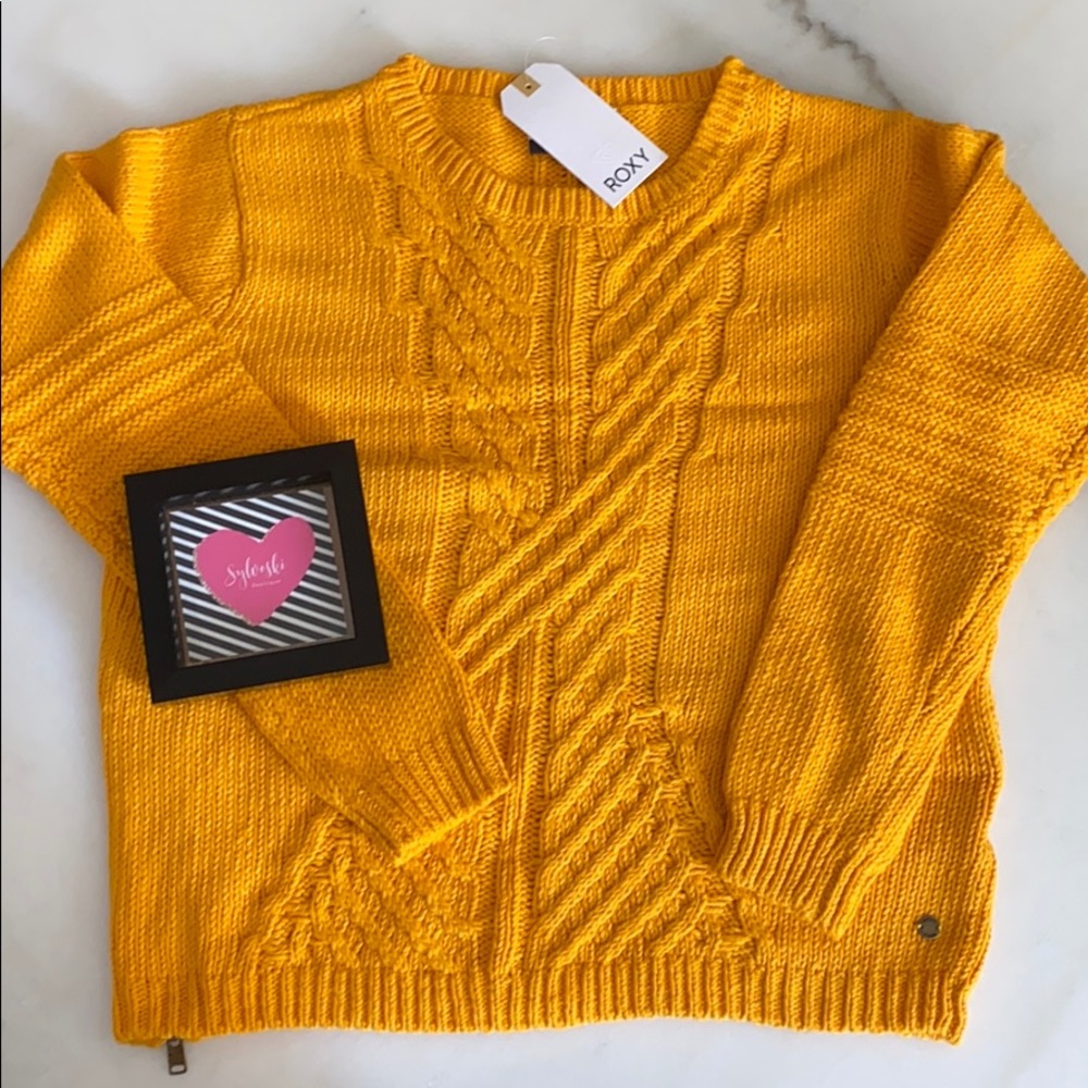 🔥Roxy Women's Glimpse of Romance Sweater NWT - Picture 10 of 11